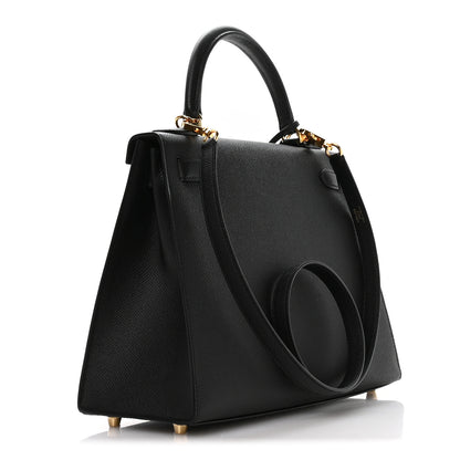 Hermes Epsom Kelly Sellier 28 Black 3 of 11