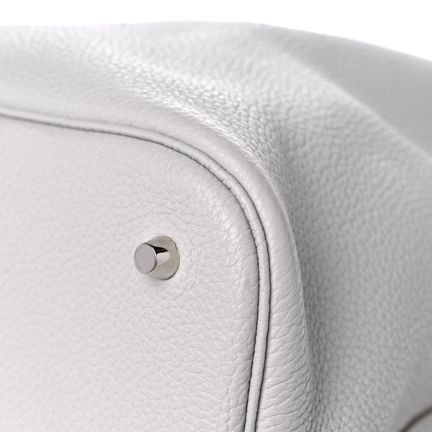 Hermes Taurillon Clemence Picotin Lock 26 GM Bleu Arctic 8 of 12