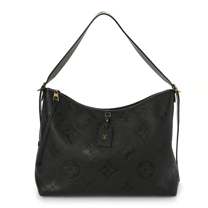 Louis Vuitton Empreinte Monogram Giant CarryAll MM Black 3 of 9