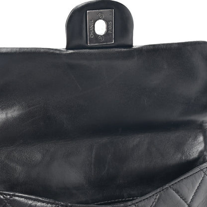 Chanel Lambskin Quilted Mineral Nights Flap Wristlet Black 12 of 12