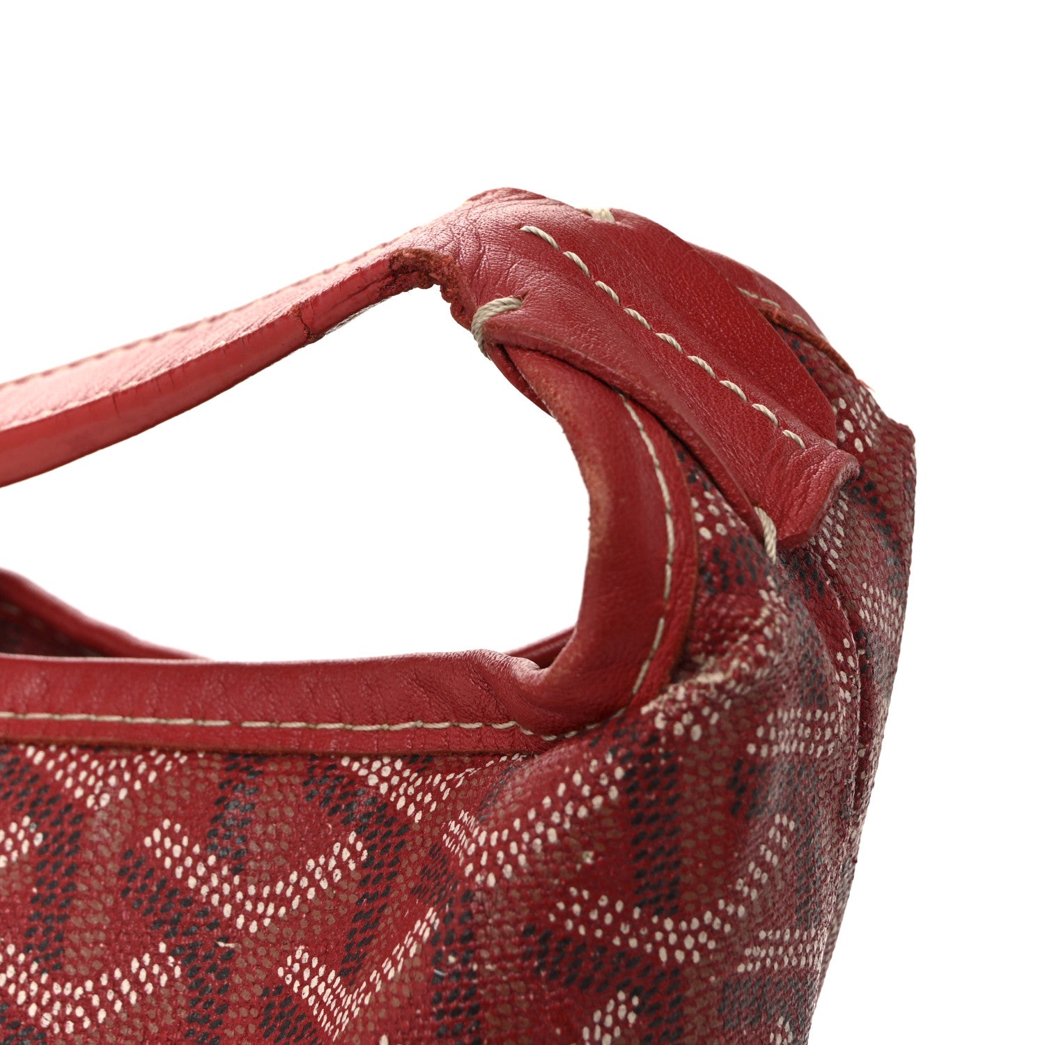 Goyard Goyardine Fidji Zip Hobo Red 18 of 19