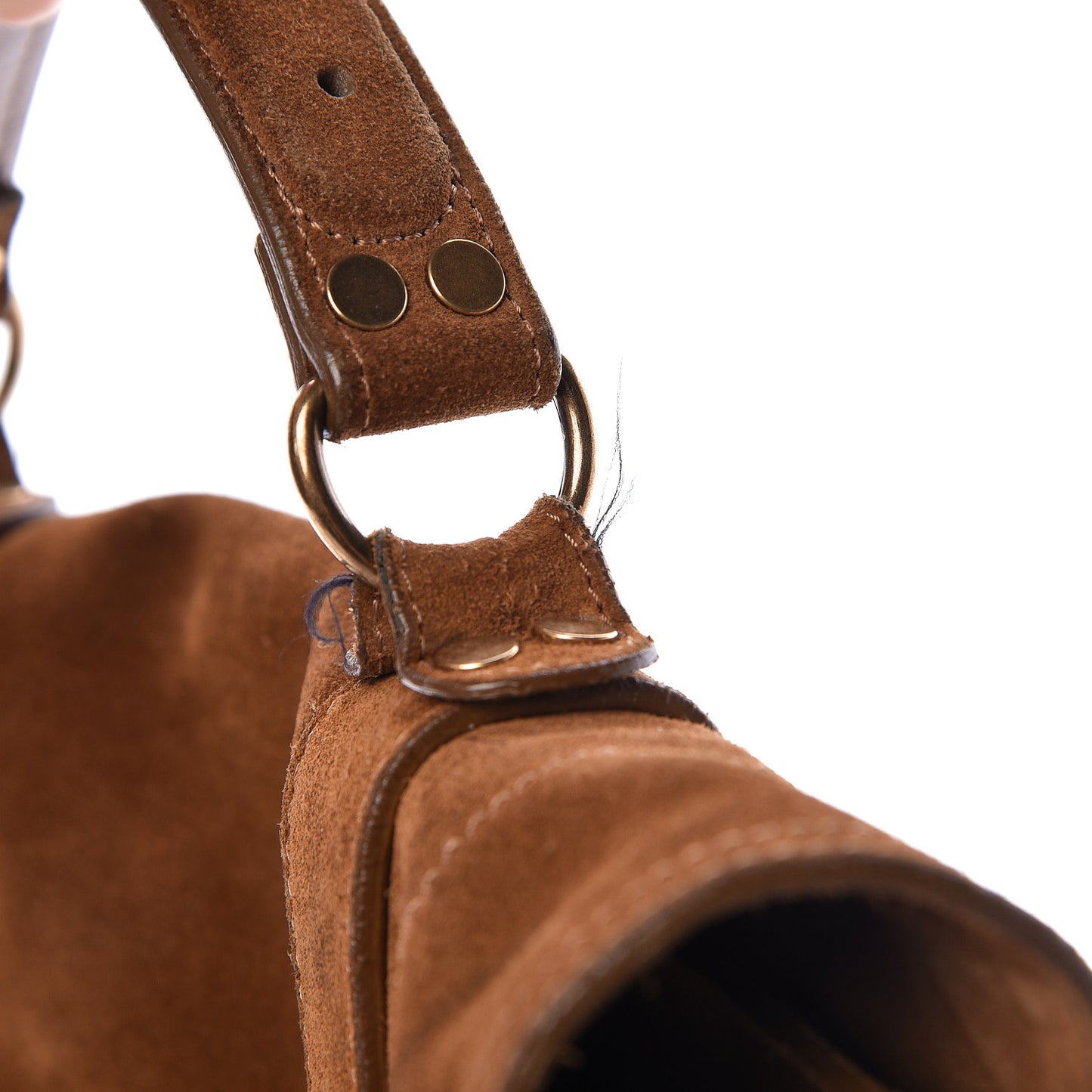 Suede Large PS1 Satchel Tobacco