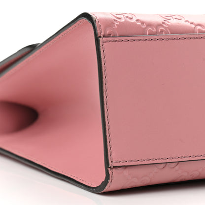Gucci Guccissima Signature Medium Padlock Shoulder Bag Rose Baby Candy 9 of 13