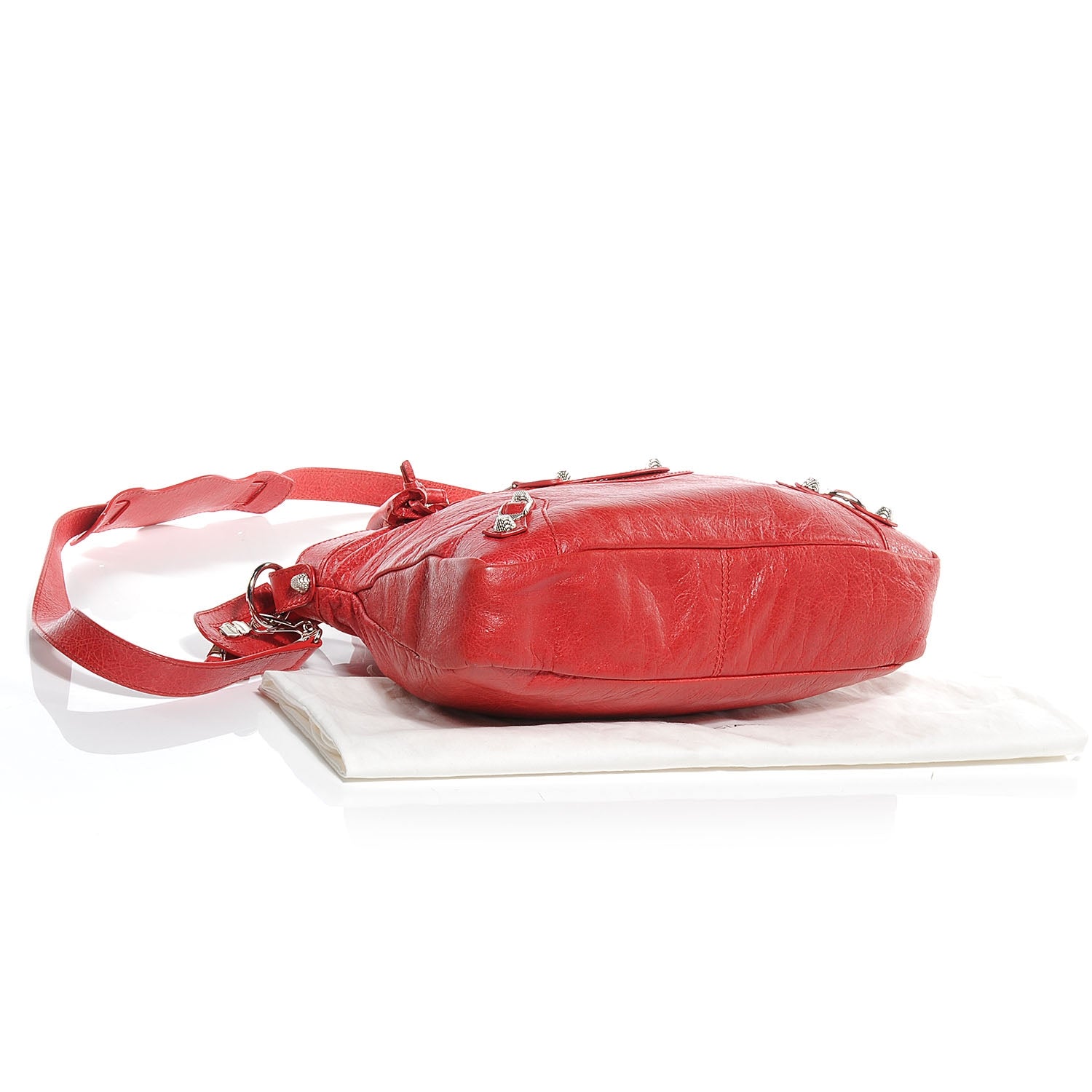 Balenciaga Agneau Giant 12 Silver Hardware Town Coquelicot 4 of 7
