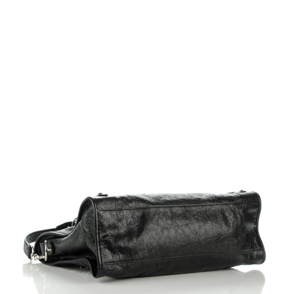 Balenciaga Agneau Classic Silver Hardware City Black 4 of 7