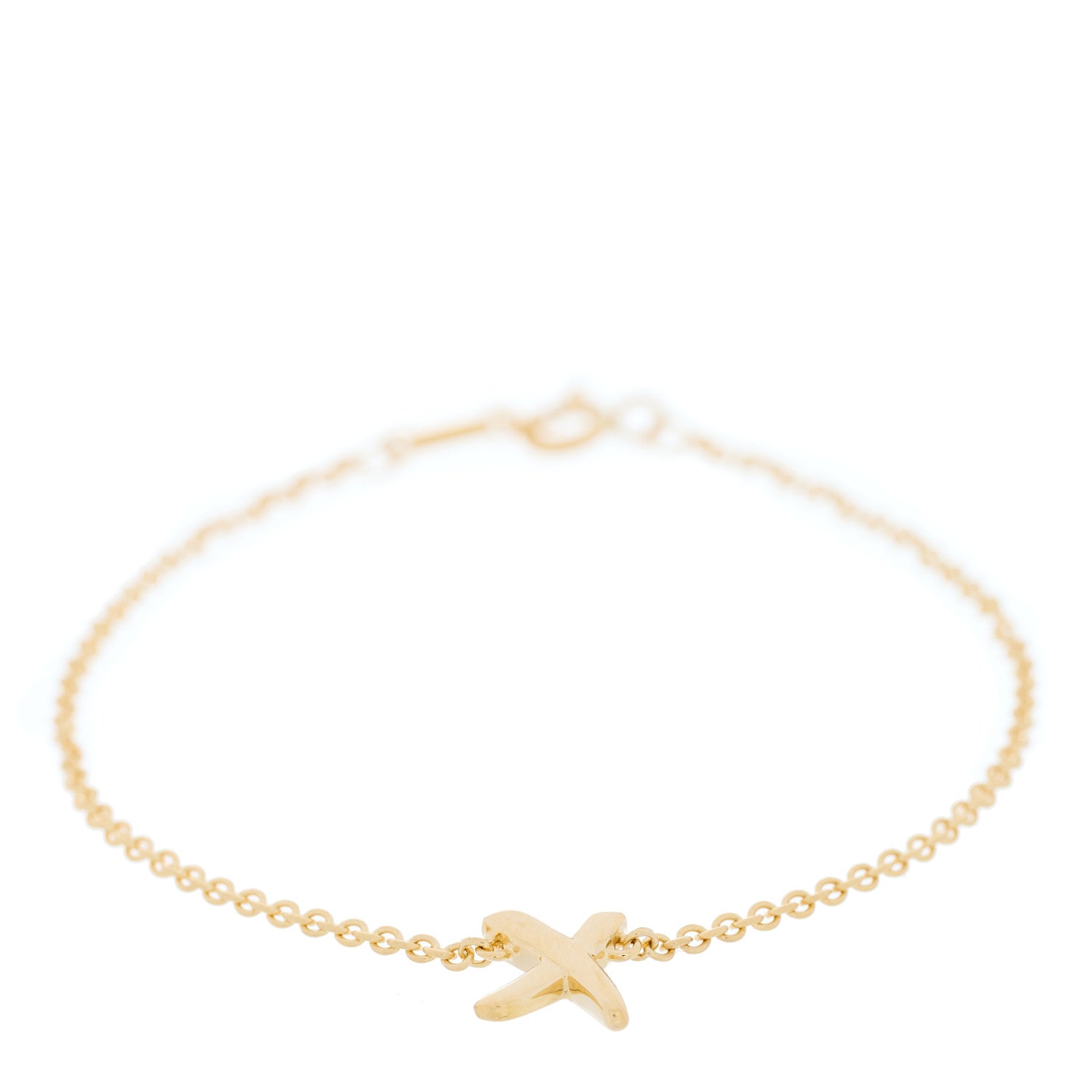 Tiffany 18K Yellow Gold Paloma Picasso Graffiti X Bracelet 1 of 3