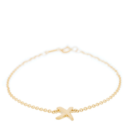 Tiffany 18K Yellow Gold Paloma Picasso Graffiti X Bracelet 1 of 3