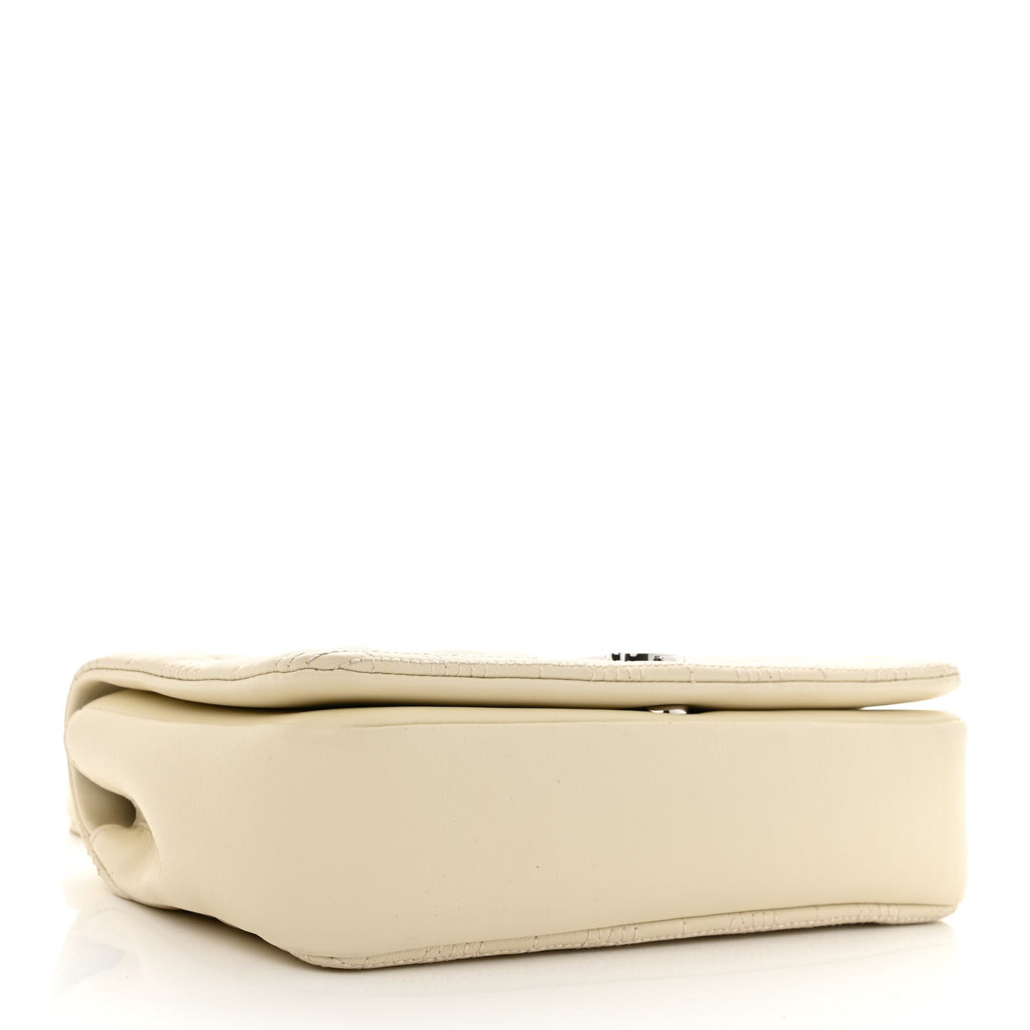 Lambskin Quilted Small Lola Bag Pale Vanille