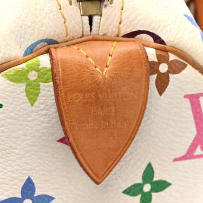 Louis Vuitton Monogram Multicolor Speedy 30 White 6 of 18