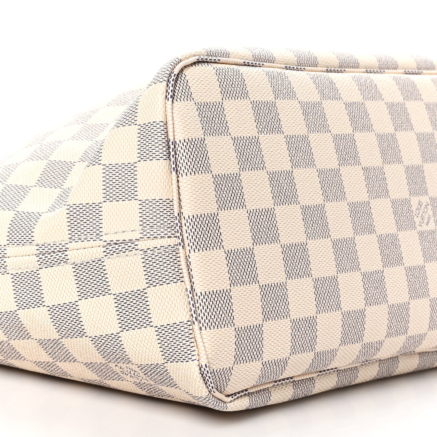 Damier Azur Braided Neverfull MM Pink