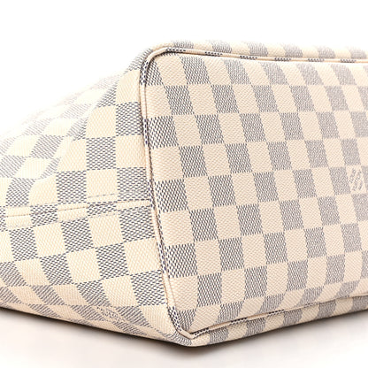 Louis Vuitton Damier Azur Braided Neverfull MM Pink 9 of 10