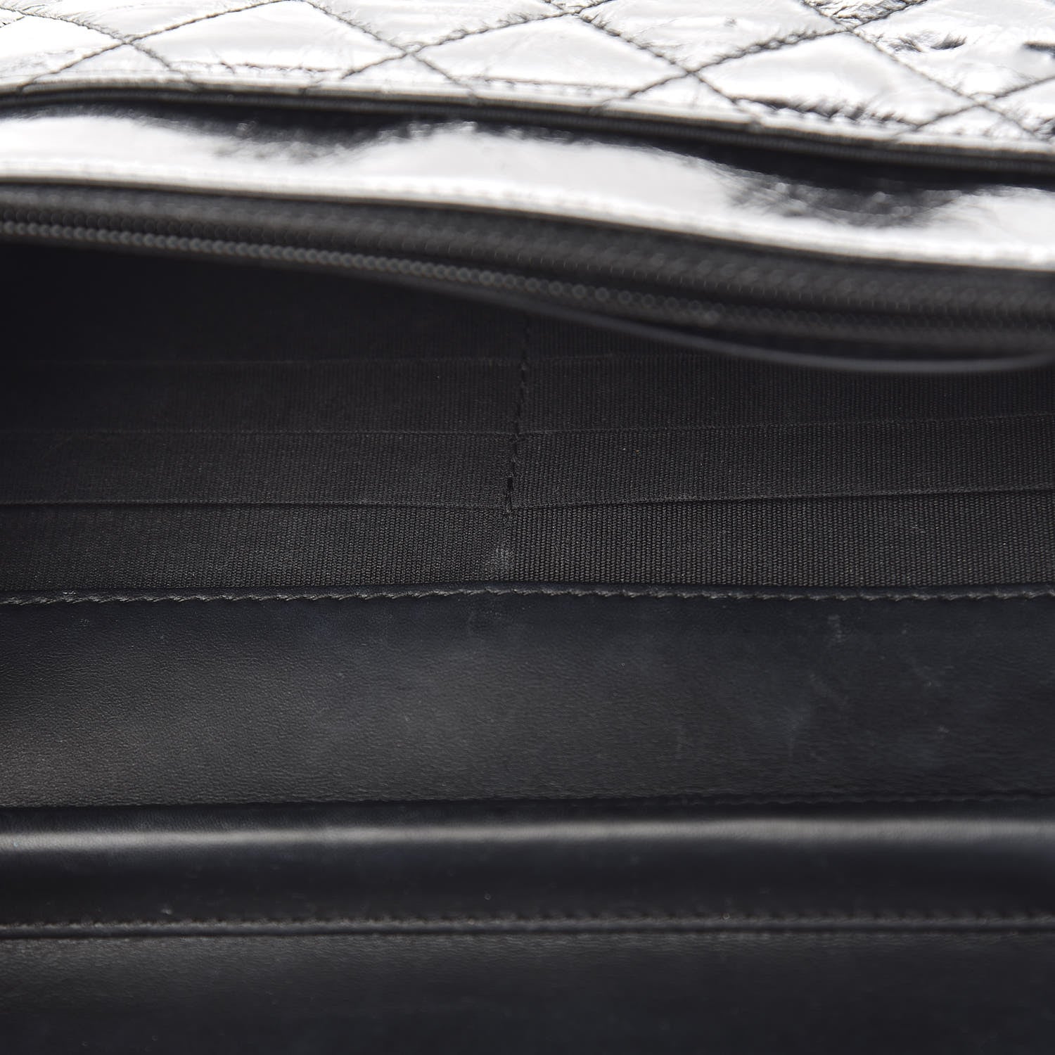 Chanel Shiny Aged Calfskin Quilted Boy Wallet On Chain WOC Black 14 of 19