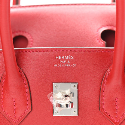 Hermes Swift Birkin 25 Vermillion 24 of 36