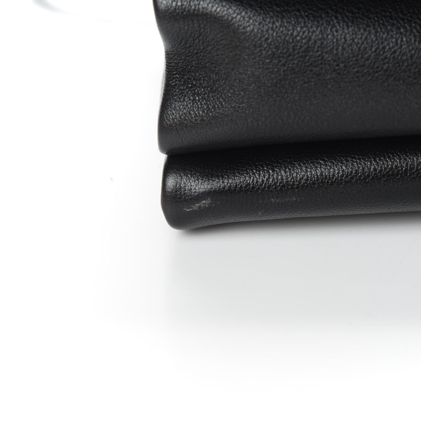Smooth Calfskin Medium Vring Shoulder Bag Black