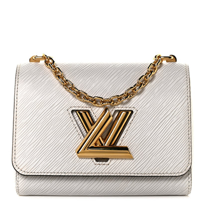 Louis Vuitton Epi Twist Shoulder Bag MM White 1 of 8