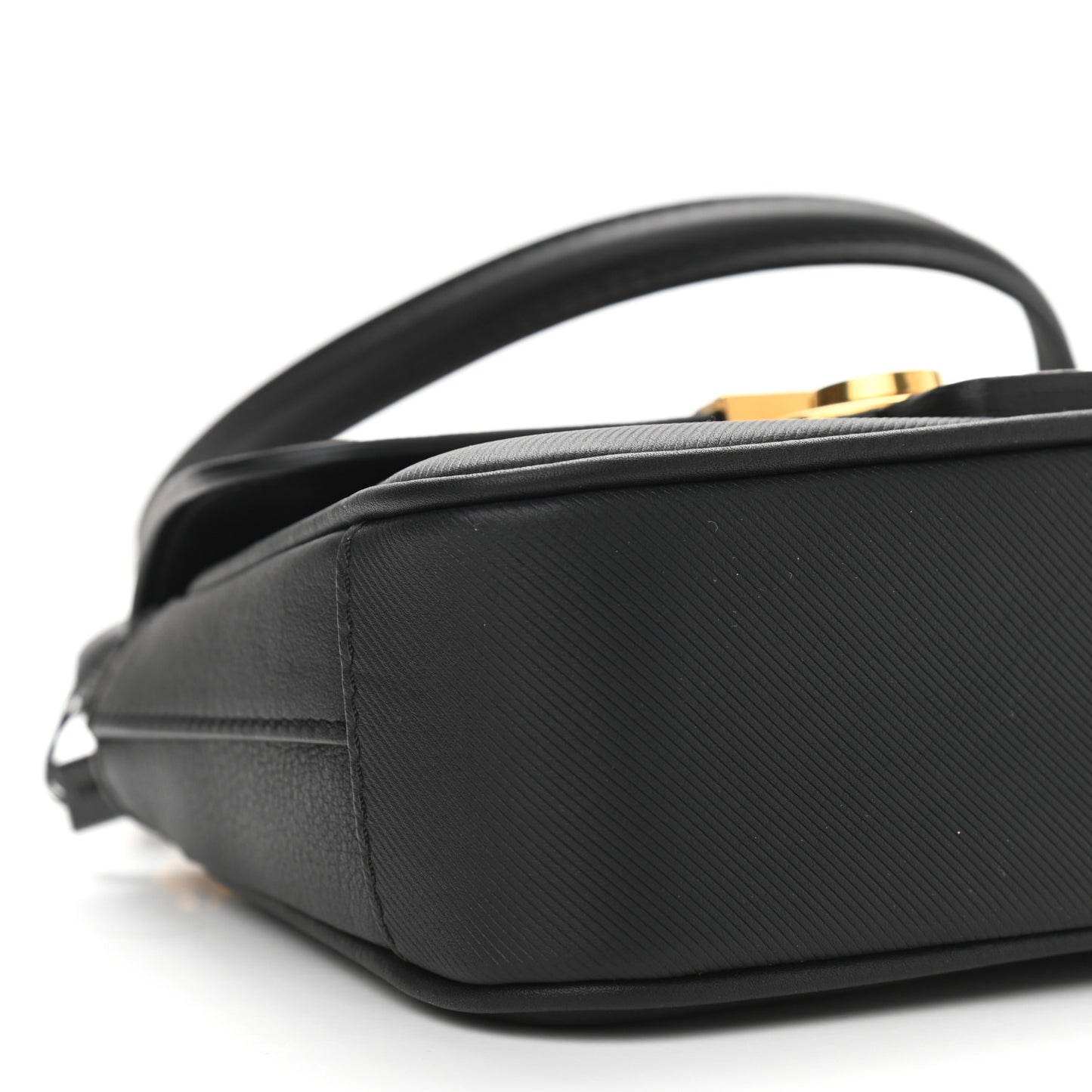 Trench Calfskin Mini DK88 Top Handle Bag Black