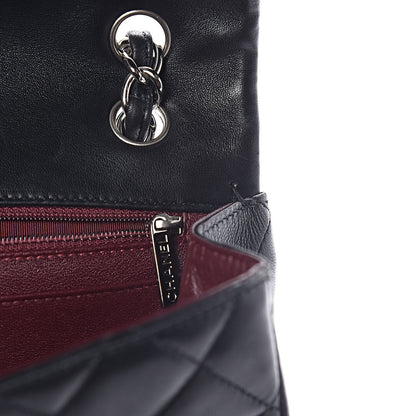 Chanel Lambskin Quilted Maxi Single Flap Black 12 of 13