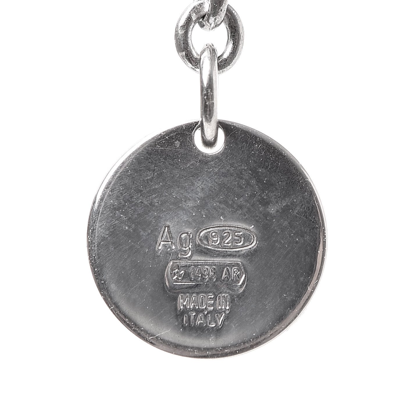 Sterling Silver Ceramic Save The Children Pendant Necklace