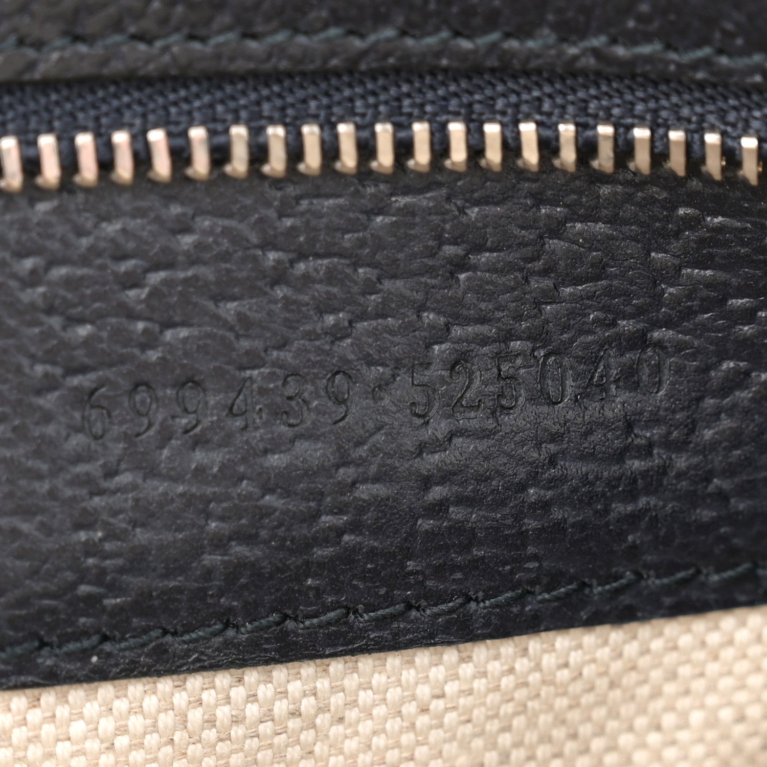 Gucci GG Supreme Monogram Textured Dollar Calfskin Web Ophidia Wristlet Shoulder Bag Blue Black Graphite Blue 7 of 13