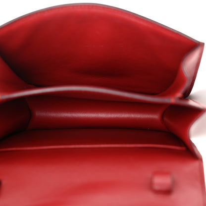 Celine Box Calfskin Teen Classic Box Flap Bag Red 5 of 13