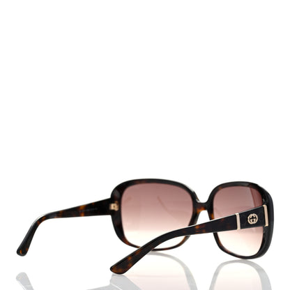 Gucci Acetate Oversize Square Frame Sunglasses GG3125S Havana 4 of 7