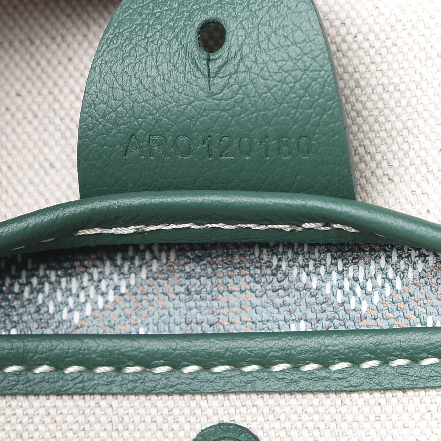 Goyard Goyardine Artois MM Green 7 of 12