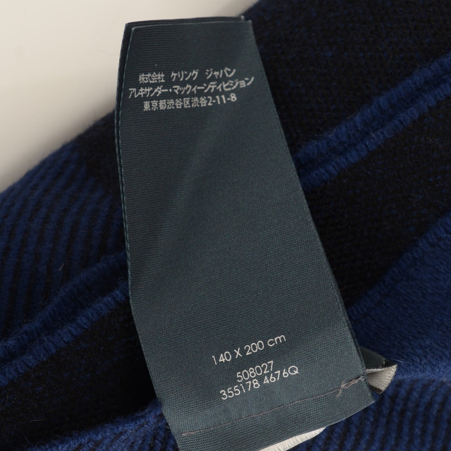 Wool Silk Cashmere Skull Scarf Black