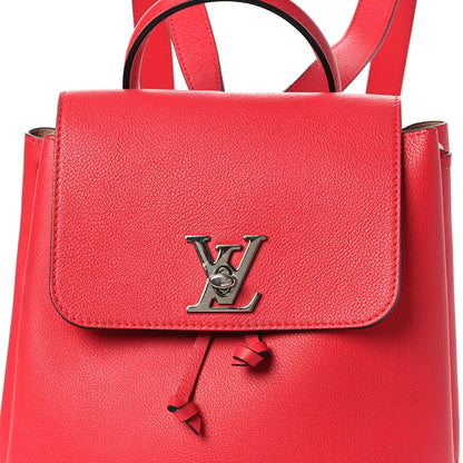 Louis Vuitton Soft Calfskin Lockme Backpack Poppy 7 of 11