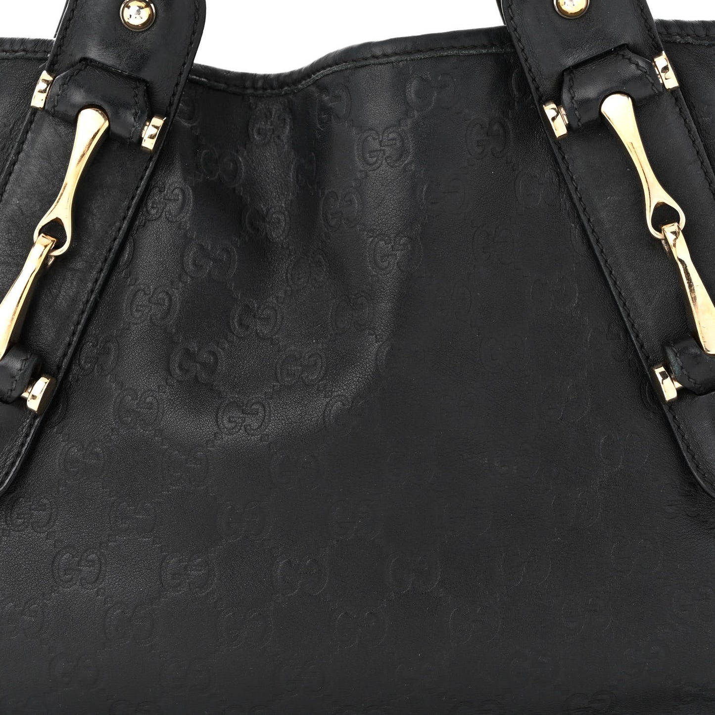 Guccissima Small Pelham Shoulder Bag Black