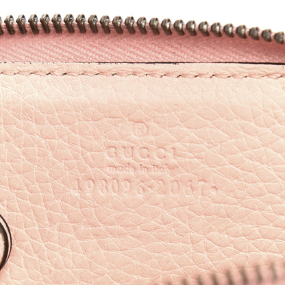 Gucci Cellarius Calfskin Blind for Love Animalier Zip Around Key Case Perfect Pink 6 of 8