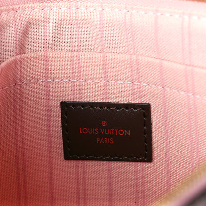 Louis Vuitton Damier Ebene Neo Neverfull MM Rose Ballerine 11 of 15
