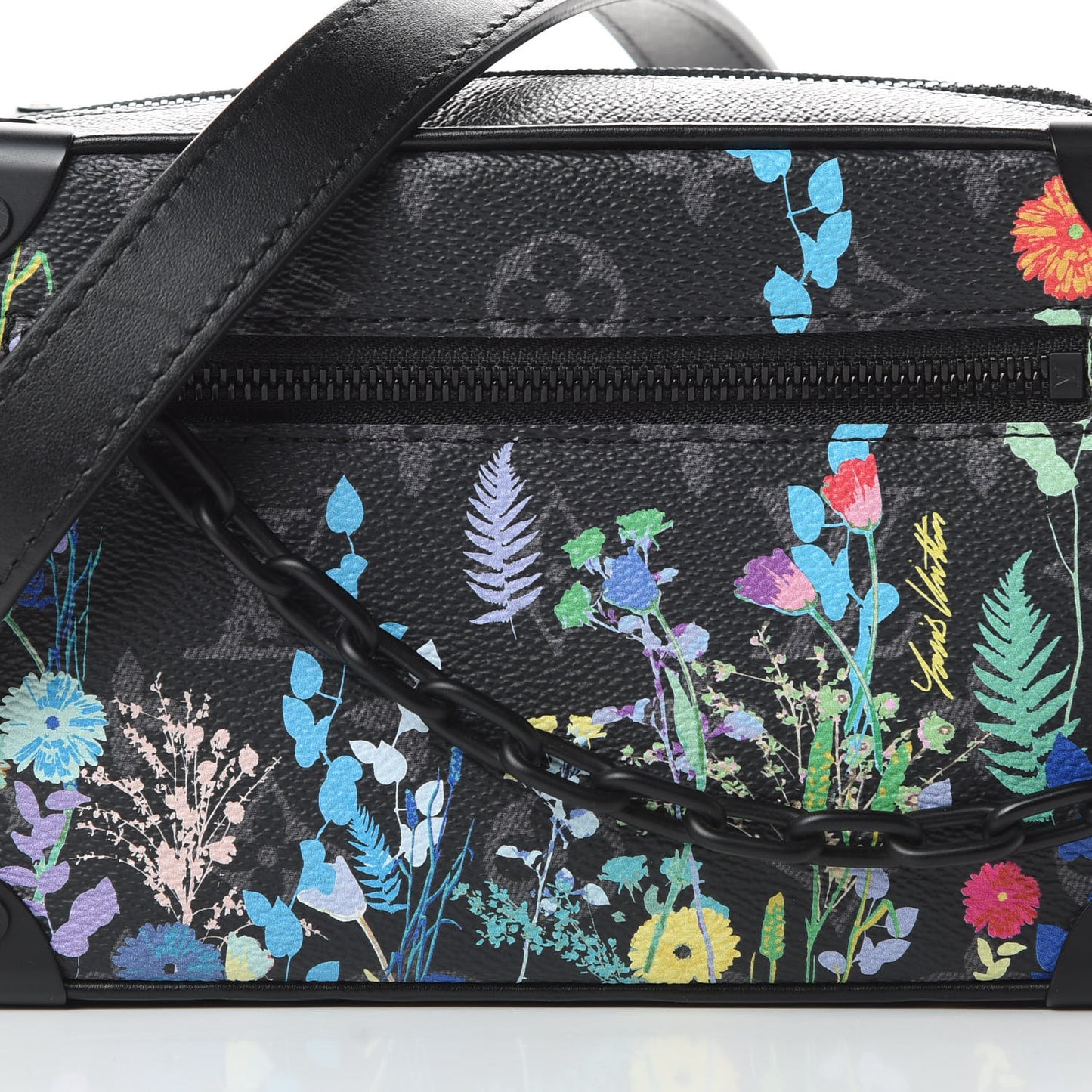 Monogram Eclipse Flower Print Mini Soft Trunk