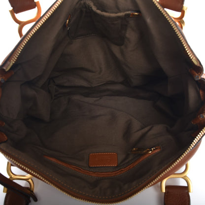 Chloe Calfskin Large Marcie Satchel Tan 5 of 8