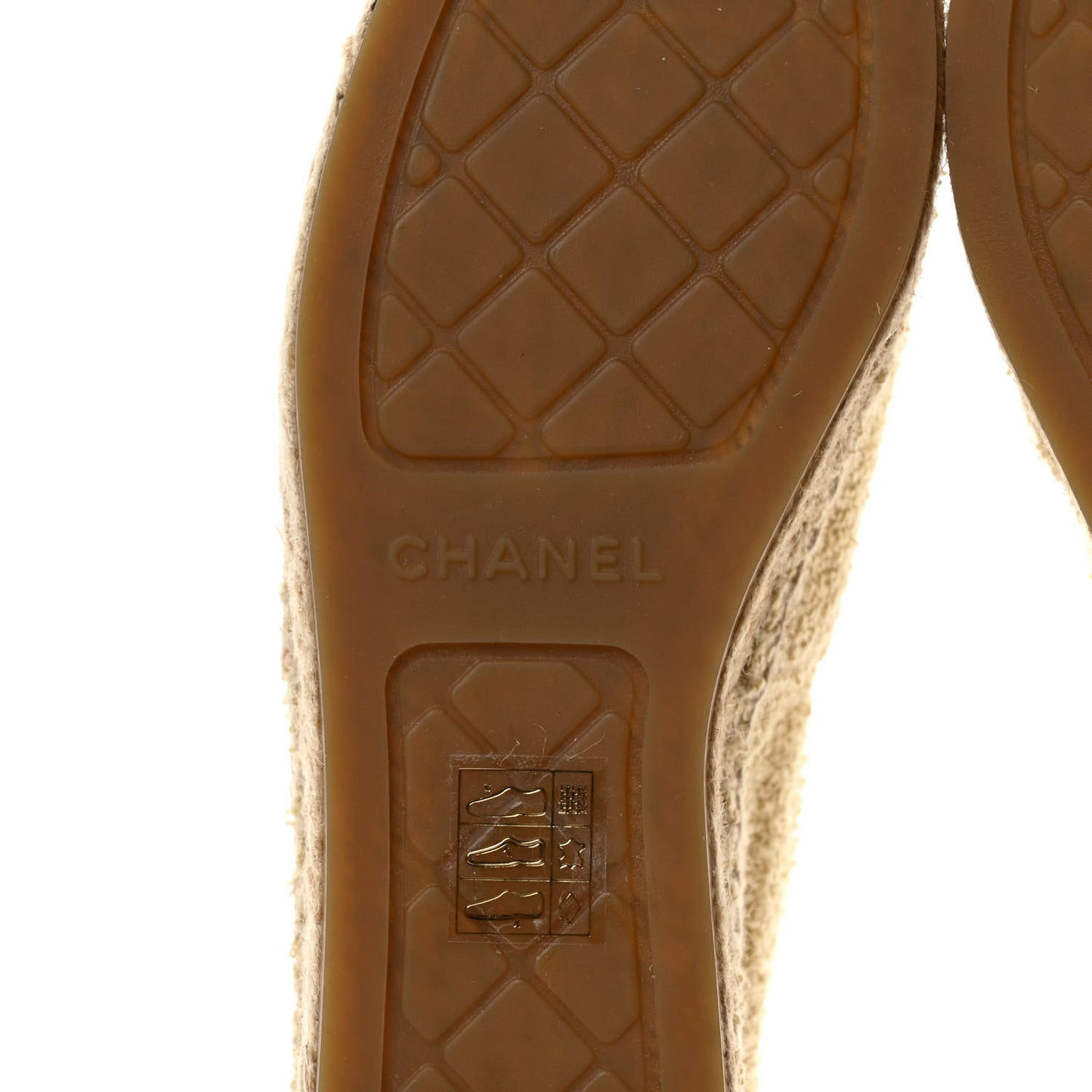 Fabric CC Espadrilles 39 Ecru Light Beige