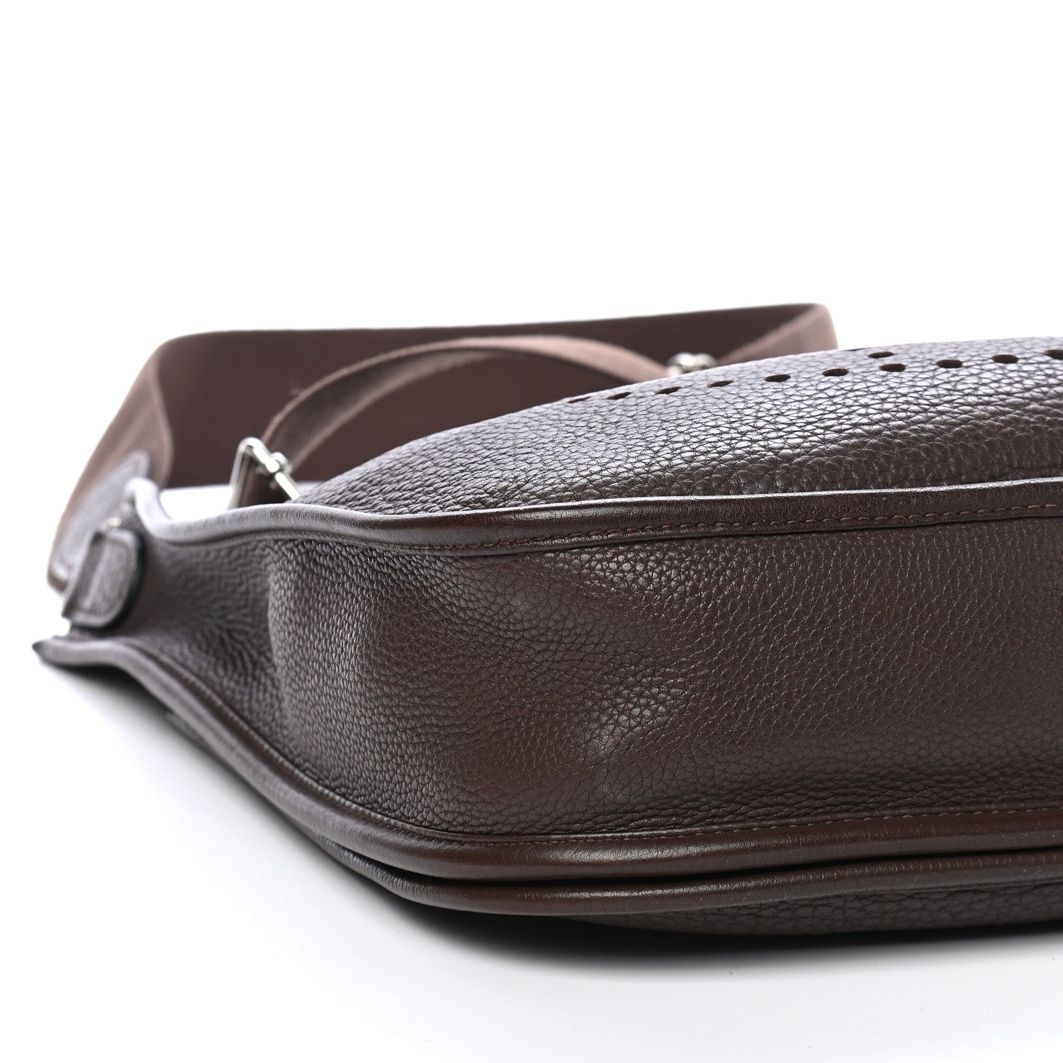 Hermes Taurillon Clemence Evelyne III PM Chocolate 7 of 8