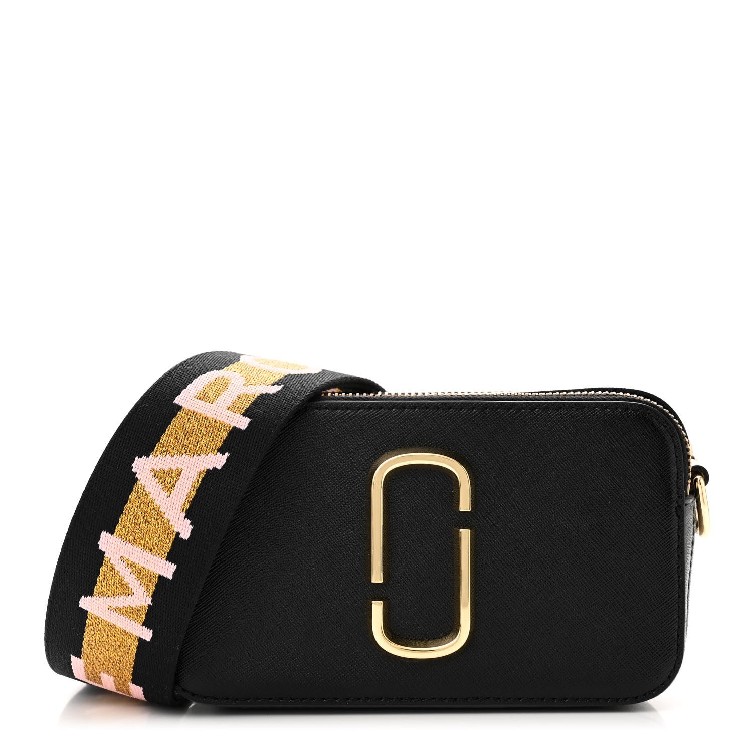 Marc Jacobs Saffiano Small Snapshot Camera Black Mulitcolor 1 of 10