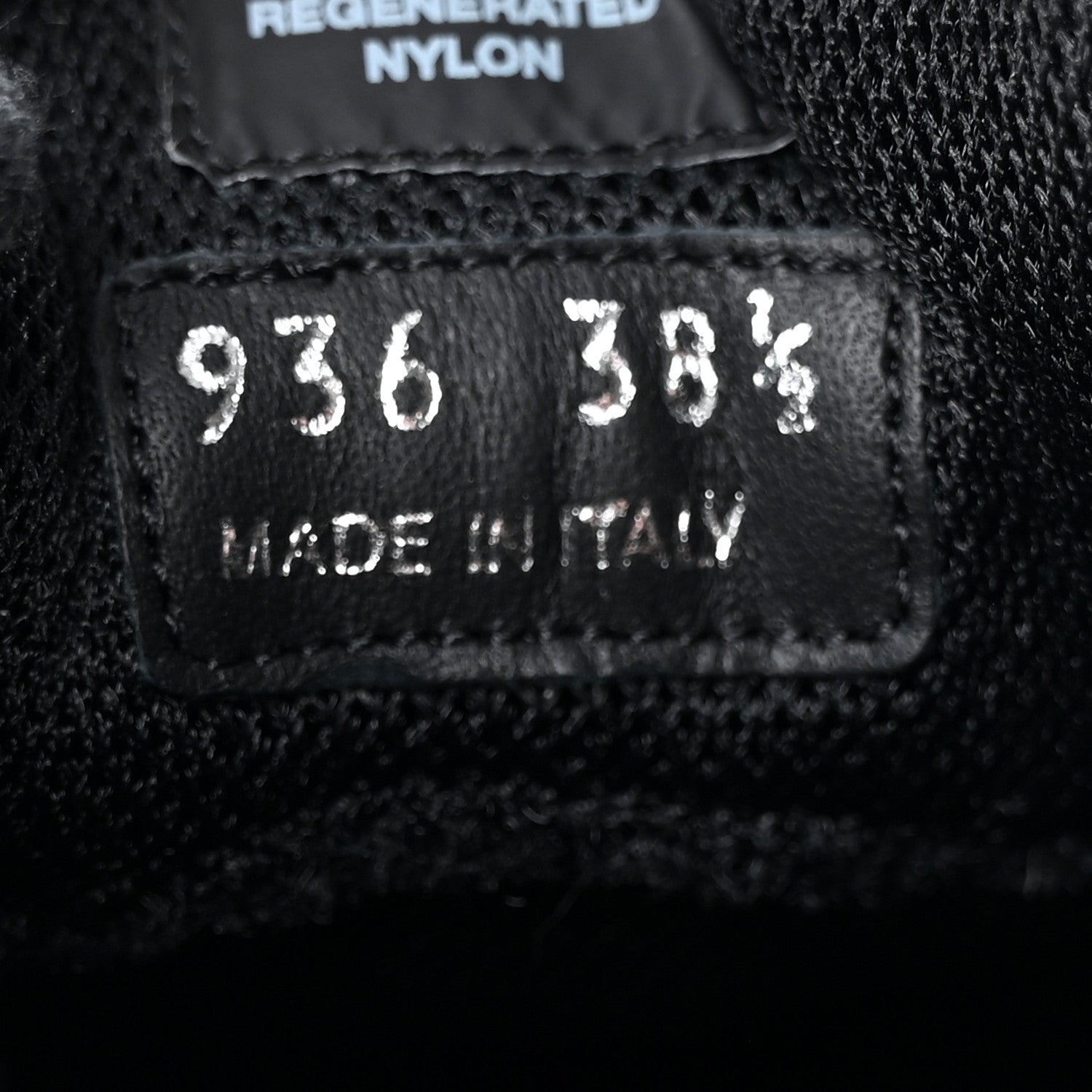 Prada Re-Nylon Triangle Logo Quilted Sneakers 38.5 Black 10 of 14