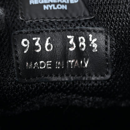 Prada Re-Nylon Triangle Logo Quilted Sneakers 38.5 Black 10 of 14