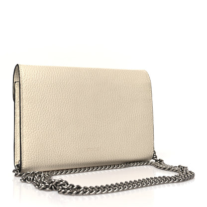 Gucci Dollar Calfskin Mini Dionysus Chain Wallet Mystic White 3 of 13