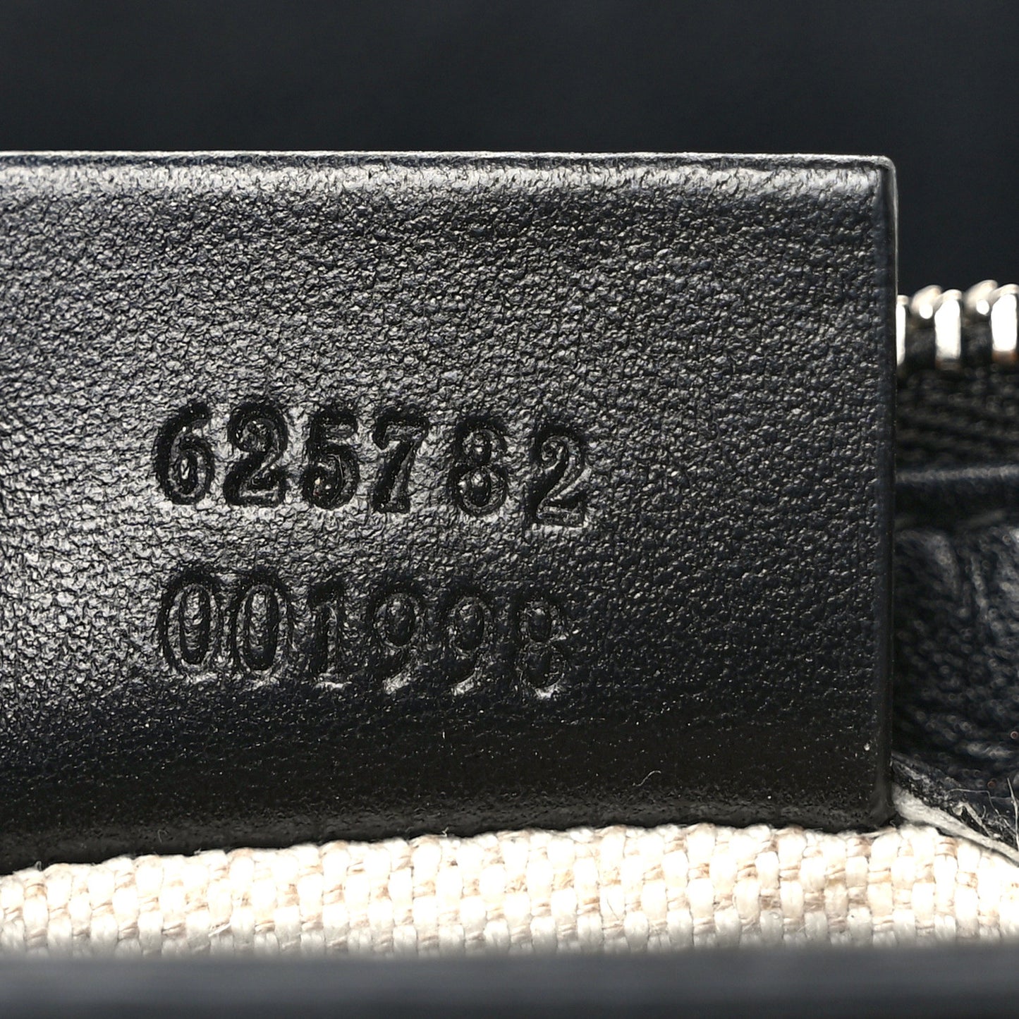 Calfskin GG Tennis Embossed Messenger Bag Black