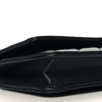 Chanel Lambskin Quilted Wallet On Chain WOC So Black 10 of 12