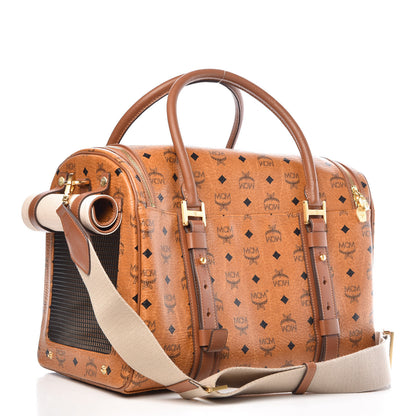 MCM Visetos Medium Dog Carrier Cognac 4 of 20