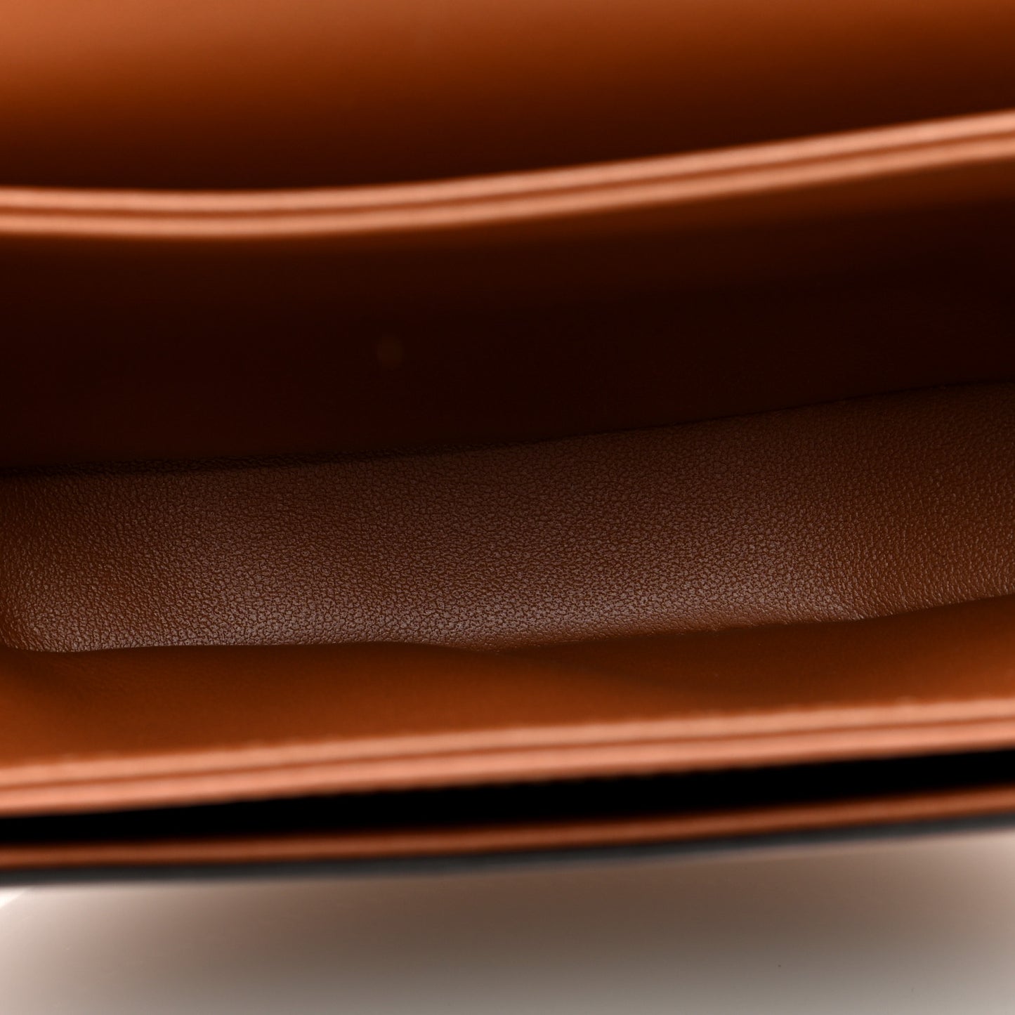 Canvas Calfskin Triomphe Mini Besace Clea Tan