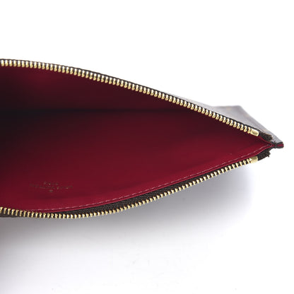 Louis Vuitton Monogram Felicie Chain Wallet Zippered Insert Fuchsia 4 of 7