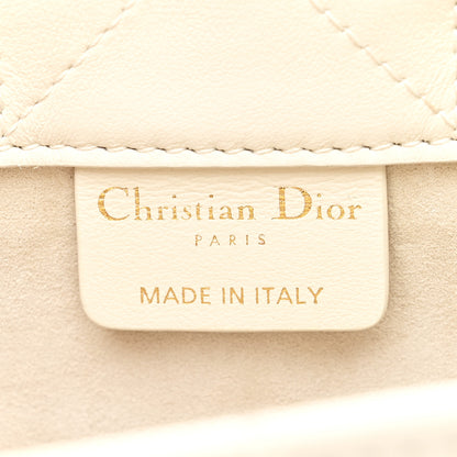 Christian Dior Calfskin Macrocannage Mini Book Tote Latte 6 of 11
