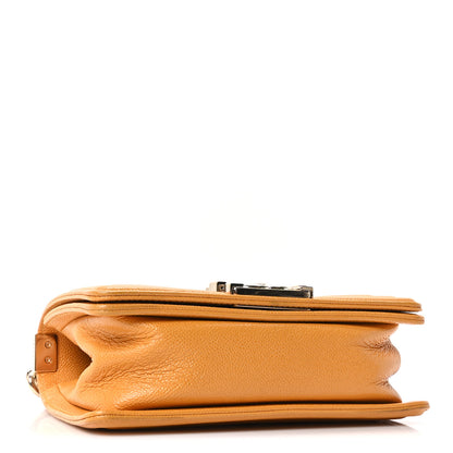 Chanel Caviar Quilted Small Boy Flap Yellow 4 of 10
