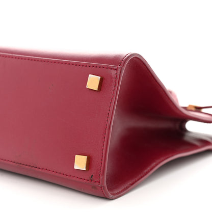Saint Laurent Calfskin Small Manhattan Shopper Tote Red 10 of 11