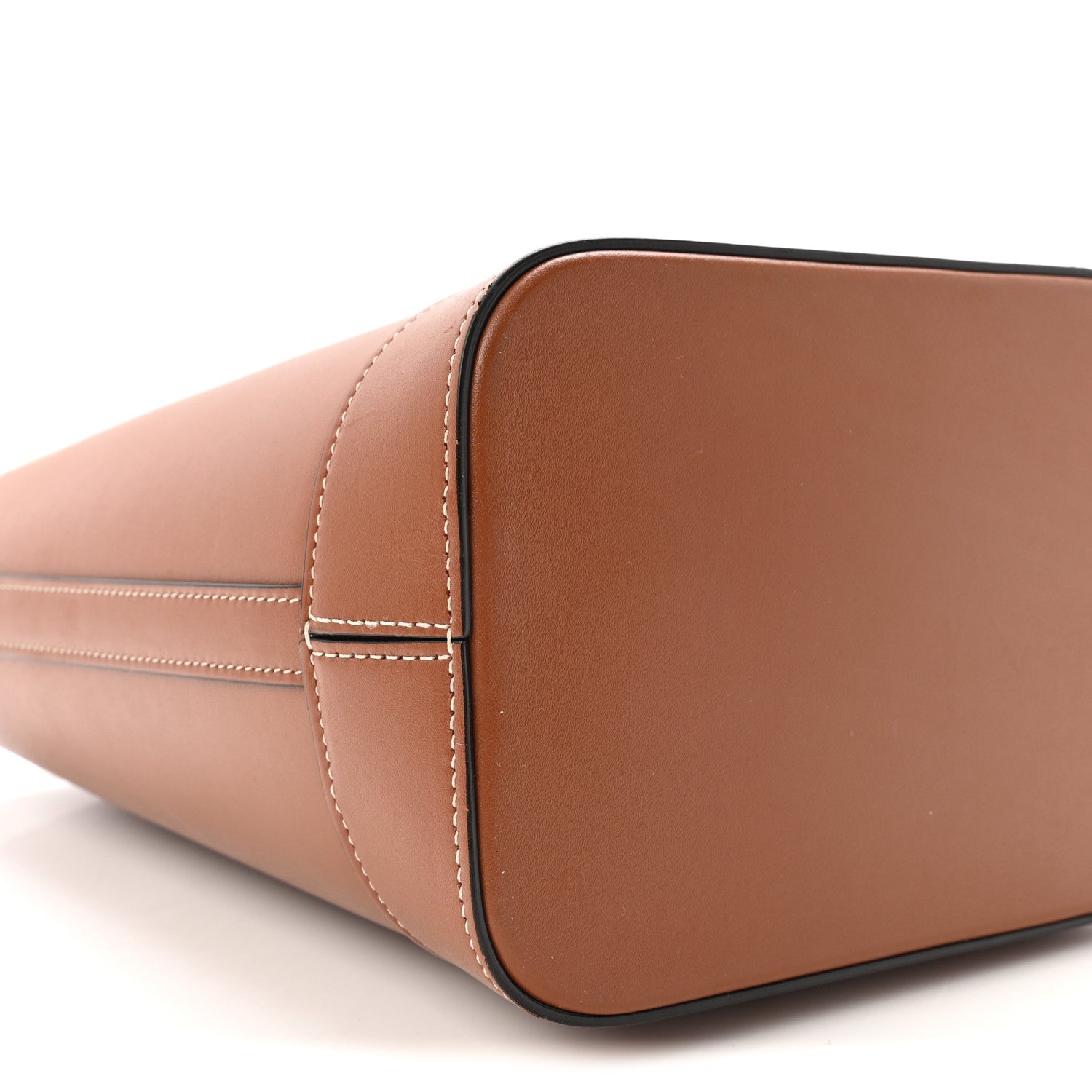 Celine Smooth Calfskin Small Cuir Triomphe Bucket Bag Tan 8 of 9