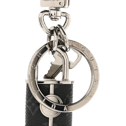 Louis Vuitton Monogram Eclipse Lock Bag Charm Key Holder 3 of 4