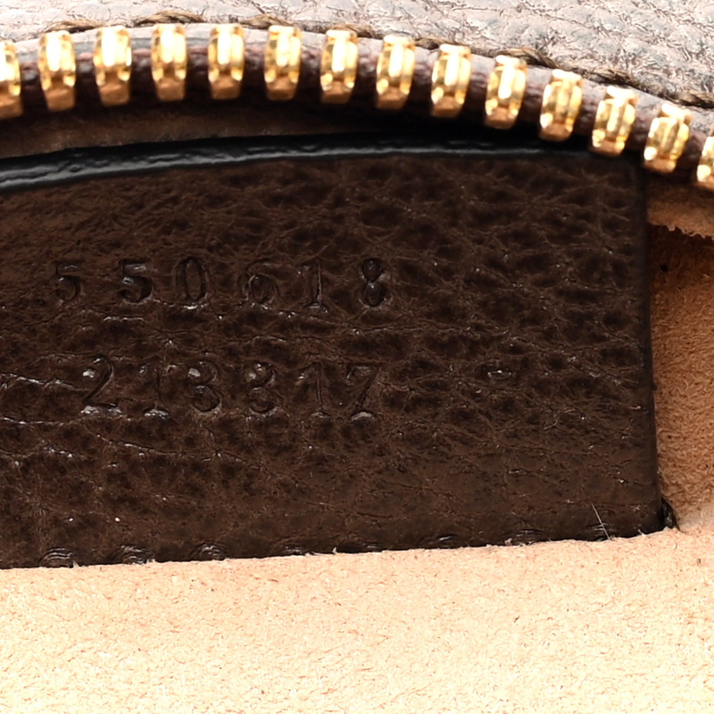 GG Supreme Monogram Web Mini Ophidia Round Shoulder Bag Brown